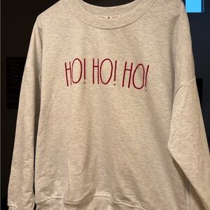 Rae Dunn Light Gray Sweatshirt